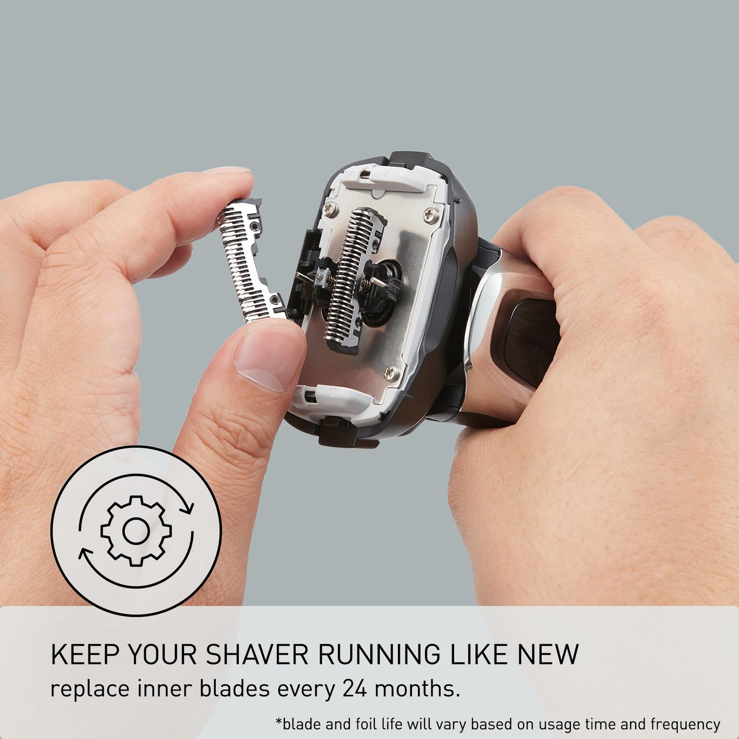 Panasonic WES9170P - Cuchilla de afeitar eléctrica para hombre de repuesto hipoalergénica para piel sensible para mantener el nivel de rendimiento de aseo