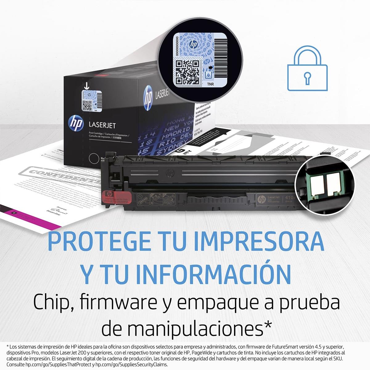Kit de Recarga de Tóner Original HP Negro para Neverstop Laser 103A y MFP 1200 Rendimiento 2500 Páginas