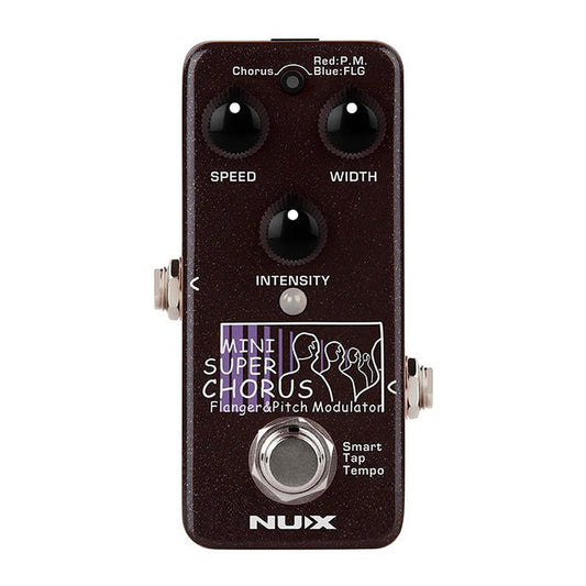 Pedal de Efectos NUX Mini SCF Super Chorus Flanger Tono