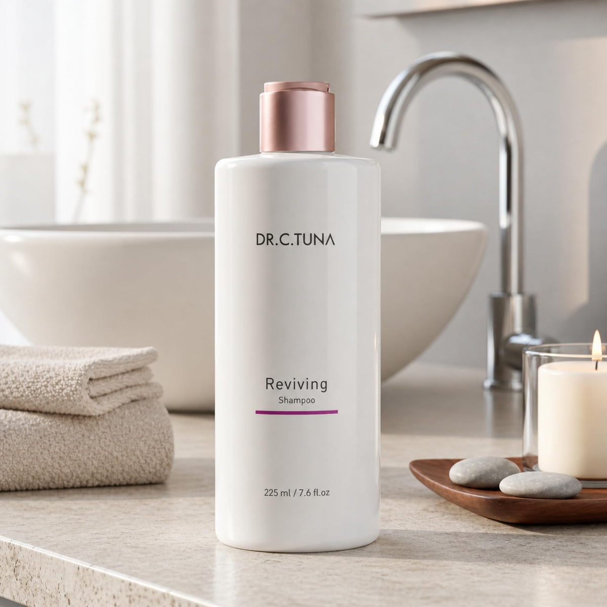 Farmasi Dr C Tuna, Advanced Hair Growth Reviving Hair Shampoo 7.6 fl oz Shampoo Reviving Champú DR. C. TUNA 225ML