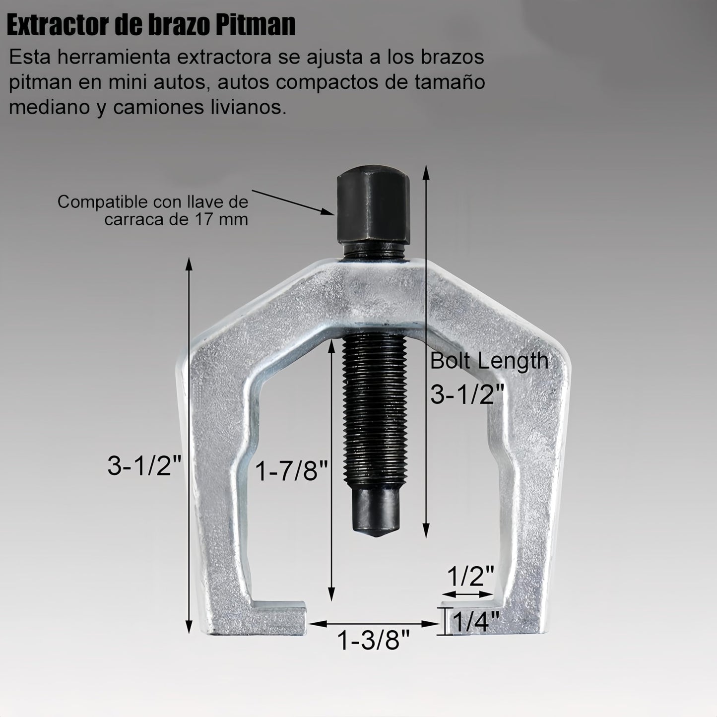 FIXITFAST Extractor de Rótulas,Kit Extractor de Rótulas 6 en 1 Aleación Endurecida,Kit de Mantenimiento Frontal Integrado,Herramientas Extractor de Rotulas Automotriz para Separación Eficiente