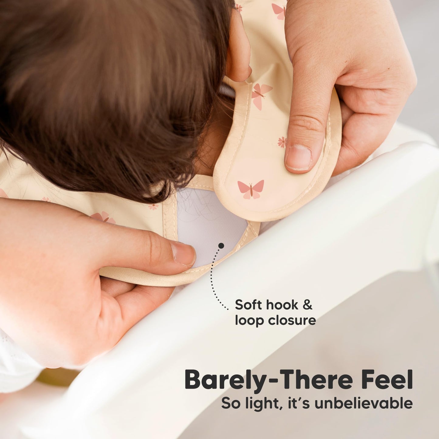 KeaBabies - Paquete de 3 baberos impermeables para comer – Baberos ligeros de alimentación para niños pequeños con gran colector de alimentos, a prueba de desorden, esenciales para comer bebés de