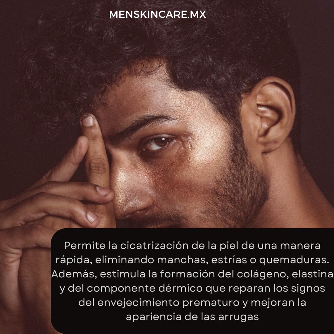 Crema Baba de Caracol 100gr para Hombres: Regeneración, Desvanecimiento de Manchas, Elasticidad y Firmeza con Extracto Proteico 7% - Mejora celular