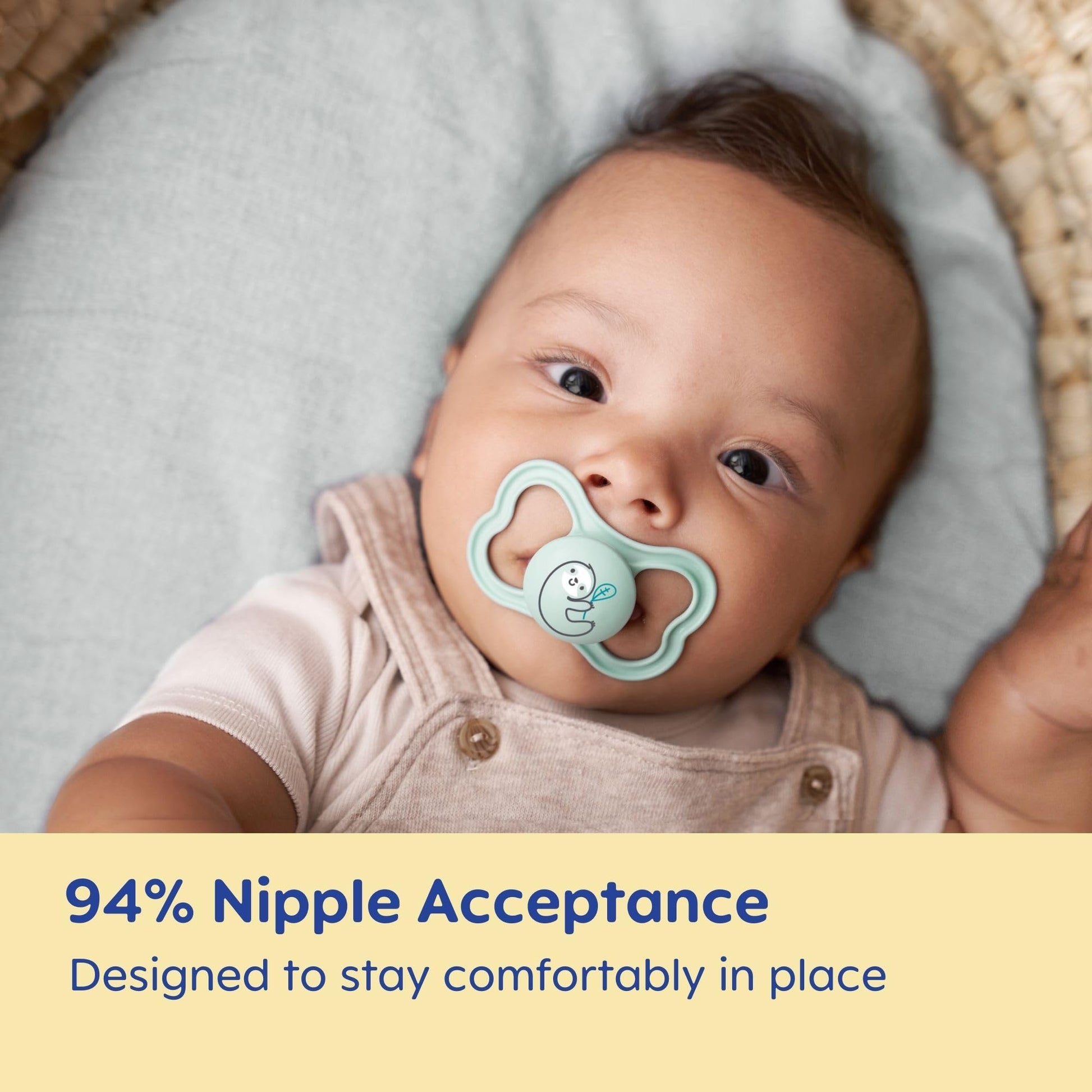 MAM Air - Chupete de día y noche, para piel sensible, brilla en la oscuridad, más de 16 meses, unisex