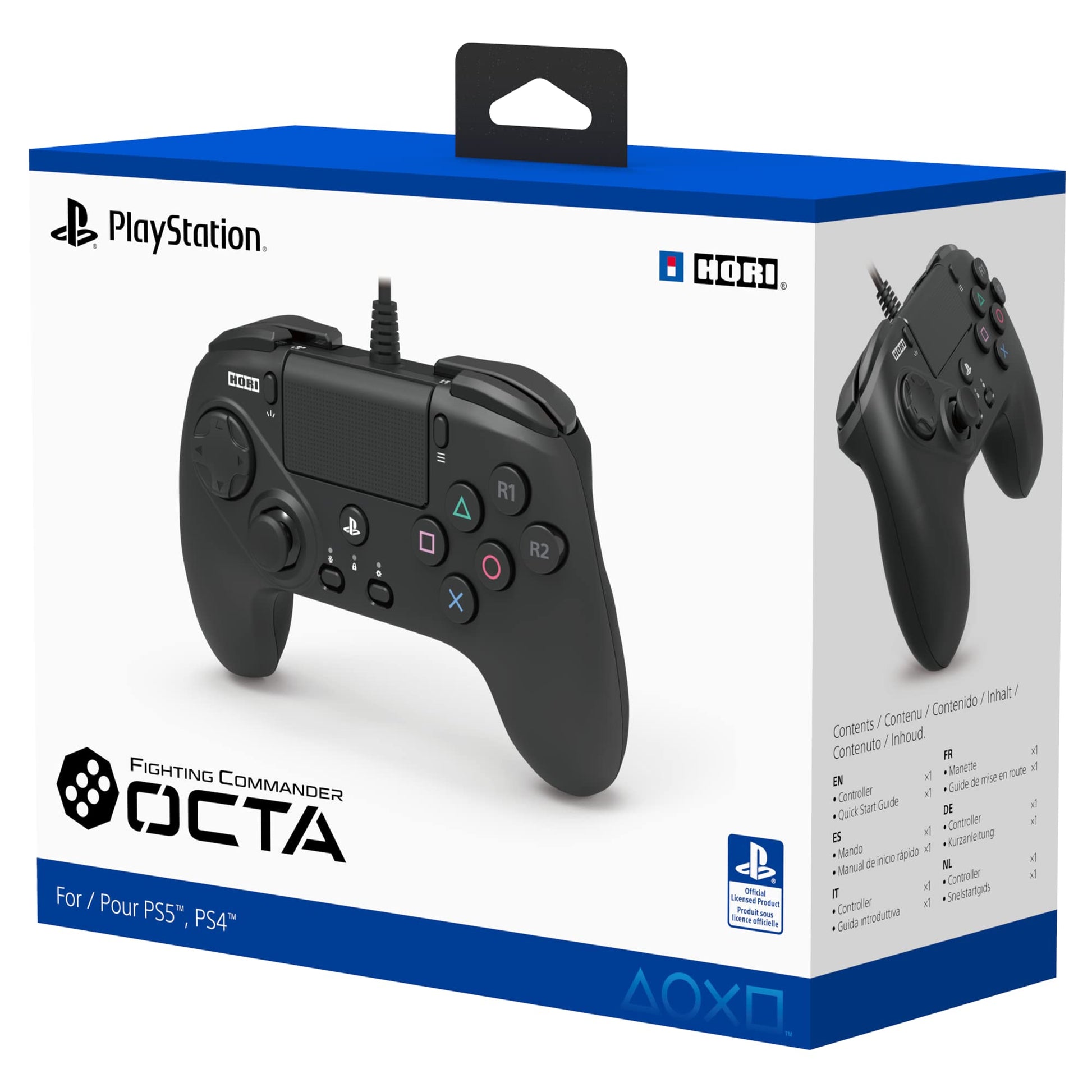 HORI Fighting Commander para PlayStation 5 - Licencia oficial (Reacondicionado)