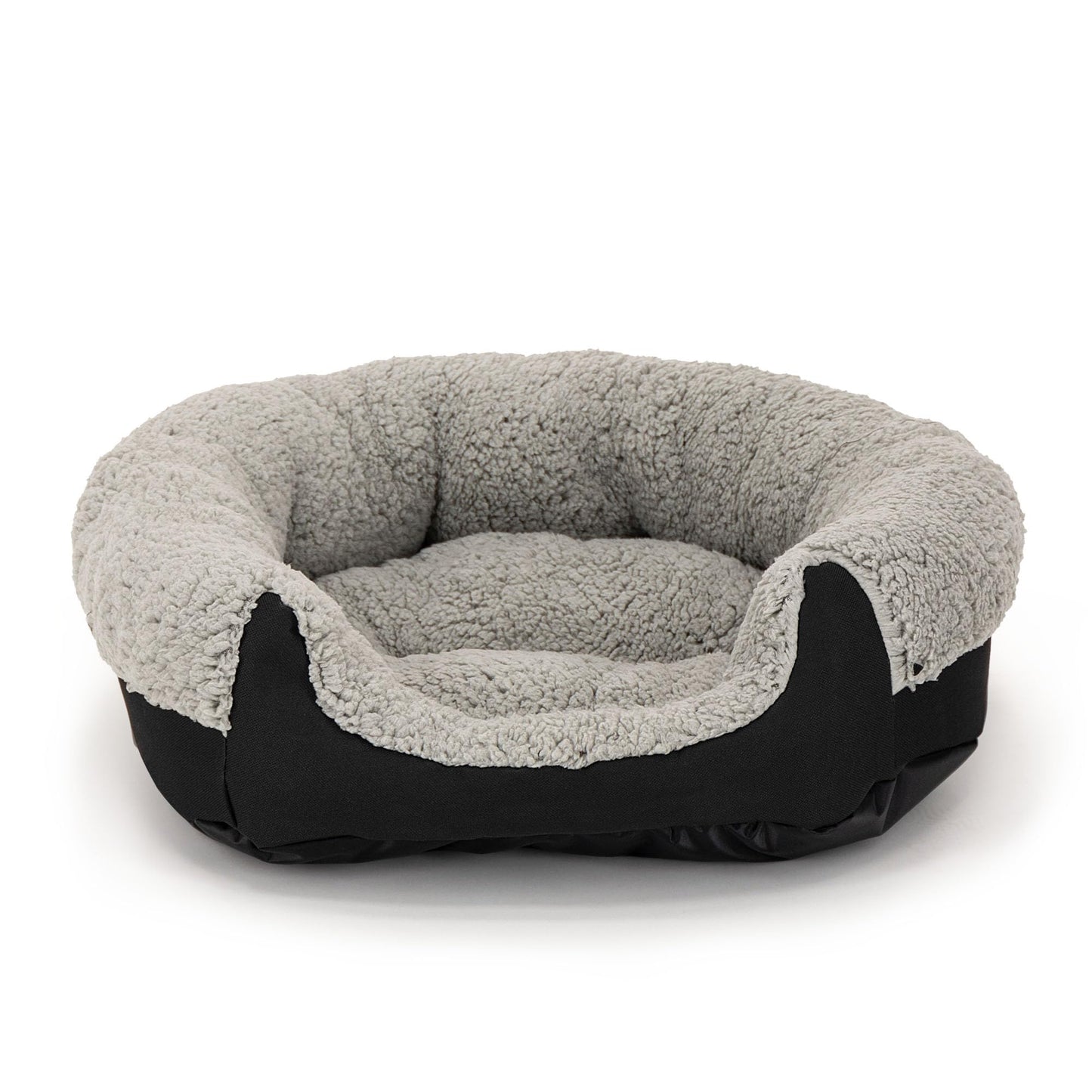 Cama para Perro PETS APPAREL HILLS Negra con Forro acolchonado Small