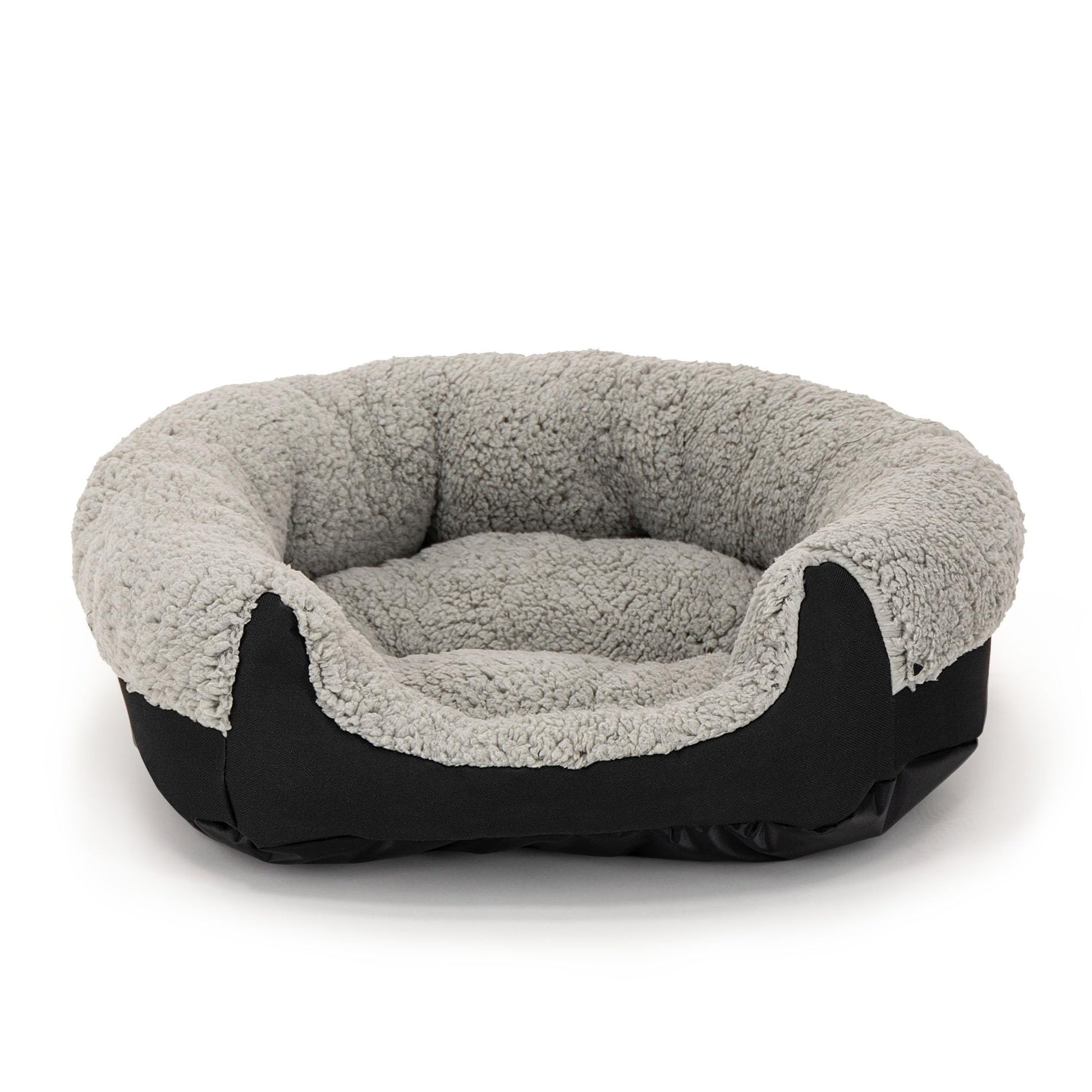 Cama para Perro PETS APPAREL HILLS Negra con Forro acolchonado Small