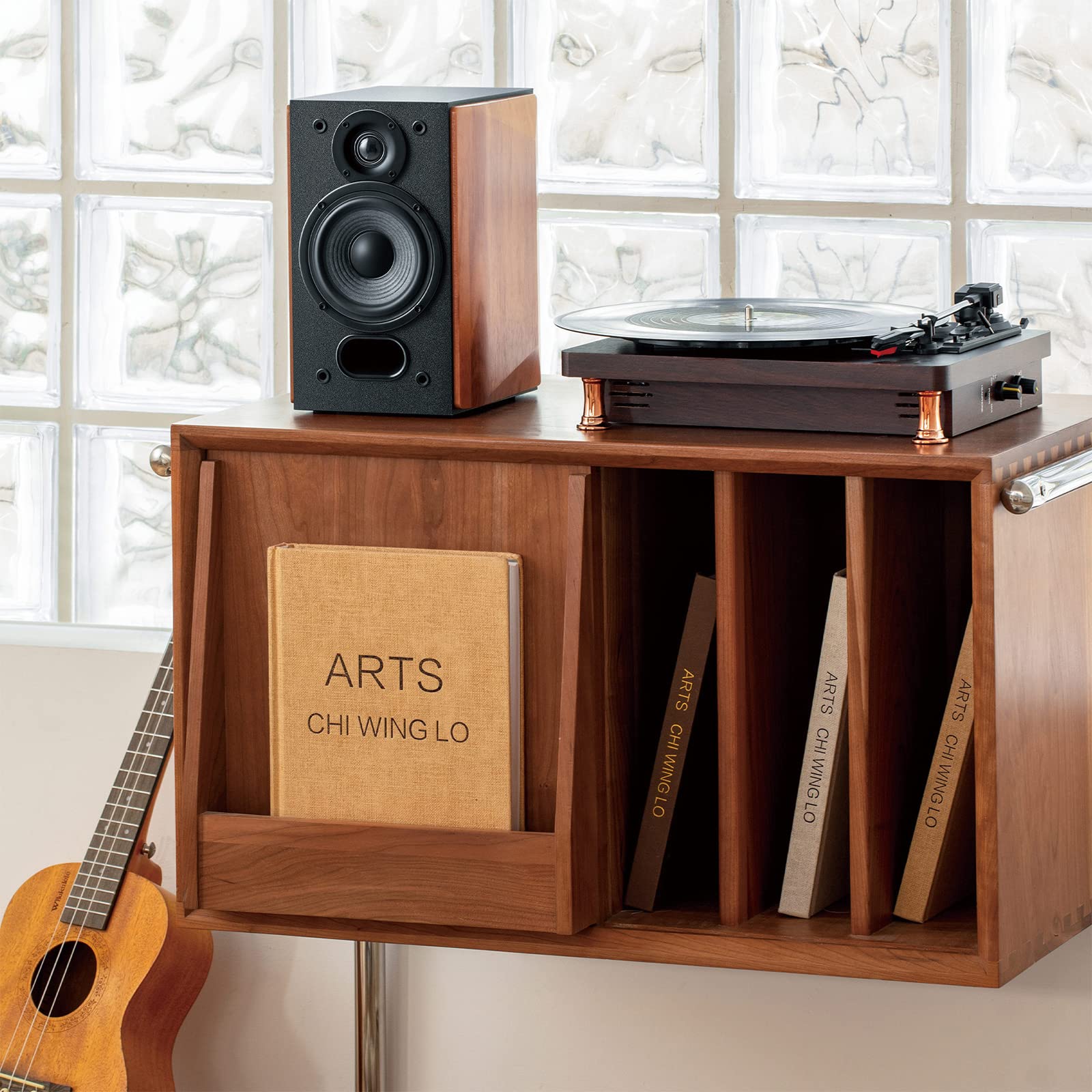 Altavoces de Estantería Edifier Grano de Madera Bluetooth Activos 2.0 42W RMS
