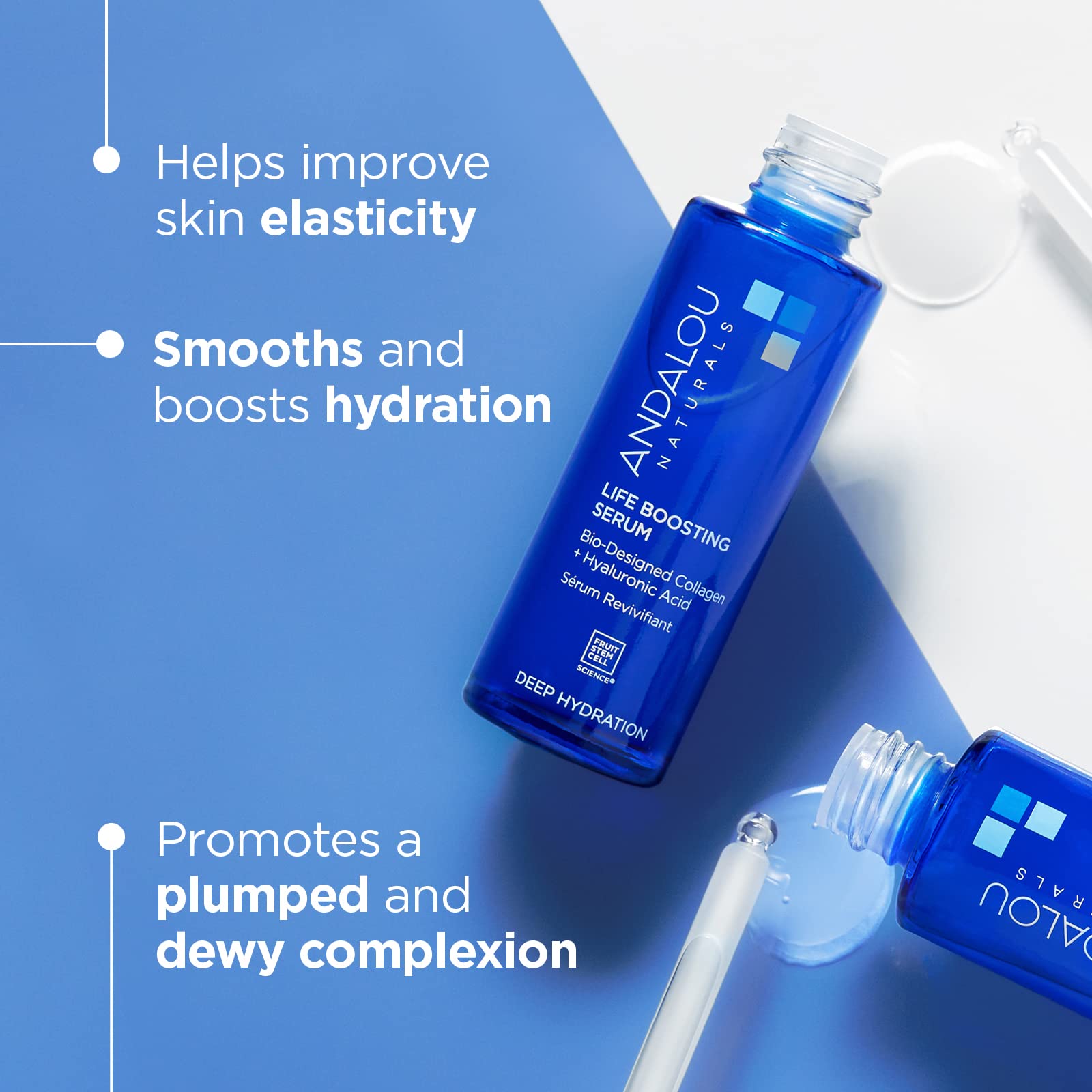 Serum Andalou Naturals para Hidratación Profunda y Vitalidad de la Piel