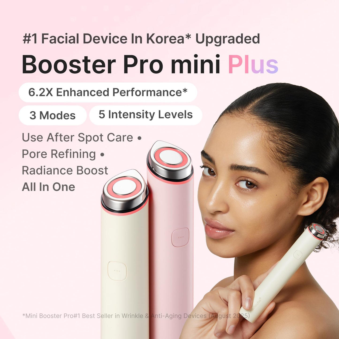 Medicube Booster Pro Mini Plus Beige, Silicona, Por mes