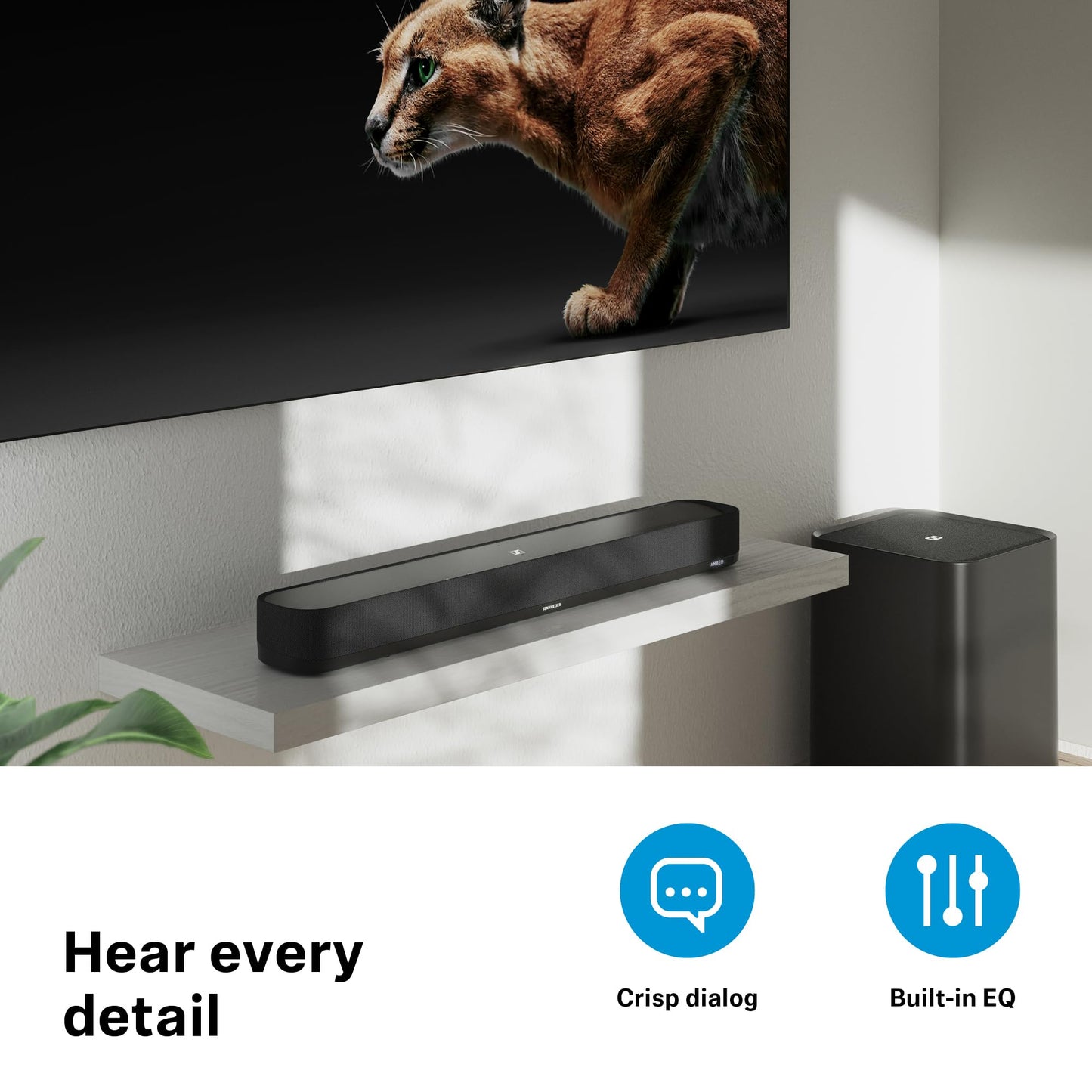 Sennheiser Barra de Sonido AMBEO Soundbar Mini