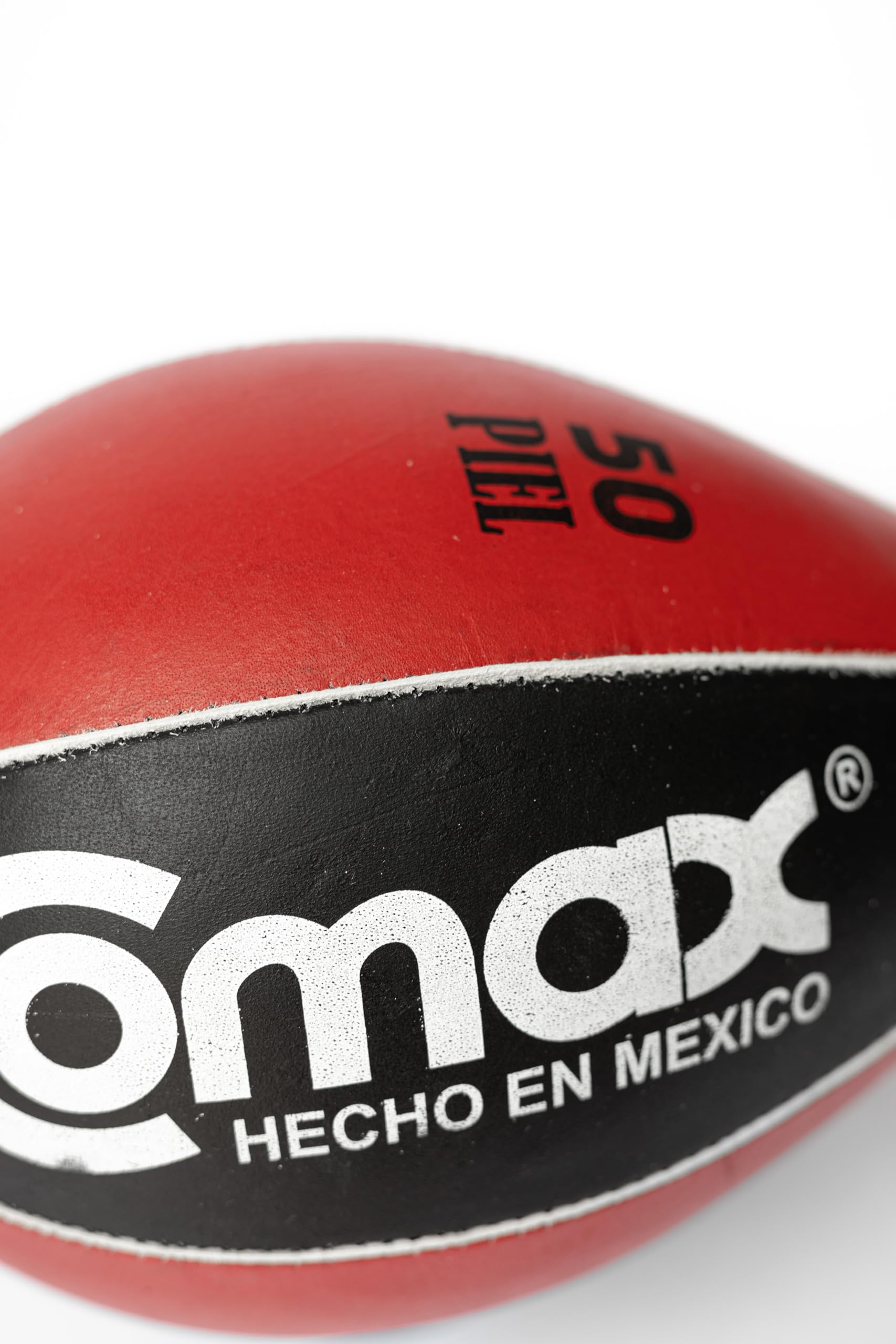 COMAX Pera de Box en Piel con Asa, Bolsa de Boxeo para Entrenamiento, Resiste el Uso Intensivo y Prolongado, Diseñada con 1 o 2 Asas para Ofrecer un Ajuste Seguro y Estable. (1 Asa, 50)