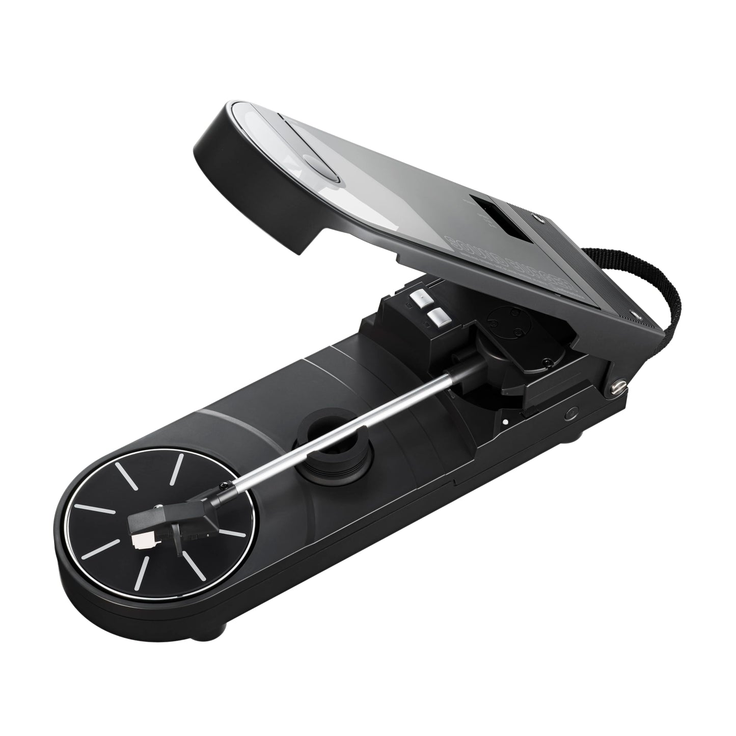 Audio-Technica AT-SB727 Sound Burger - Tocadiscos portátil Bluetooth (Negro), con Carga USB-C y hasta 12 Horas de Giro