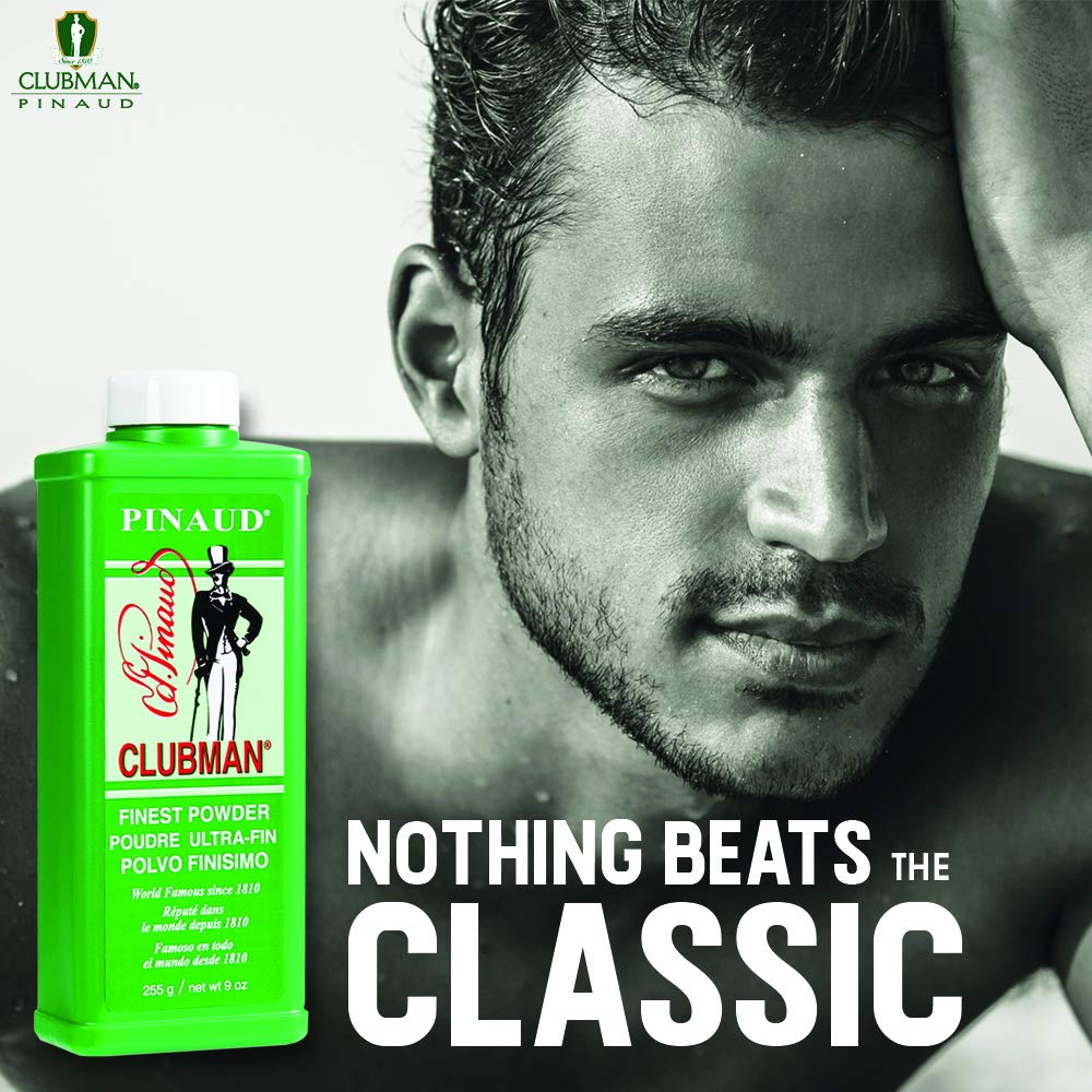 Polvo blanco Clubman Pinaud, 9 onzas