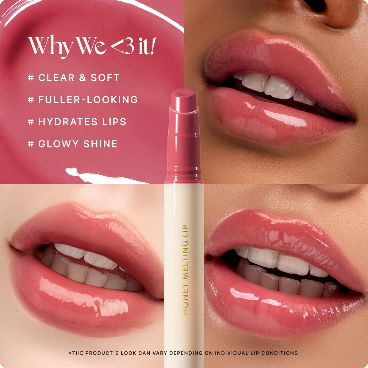 Nature Republic- HONEY MELTING LIP (03 BERRY) K-BEAUTY, Bálsamo labial, Tinte, Coreano, Brillo labial, Lindo, Resplandor