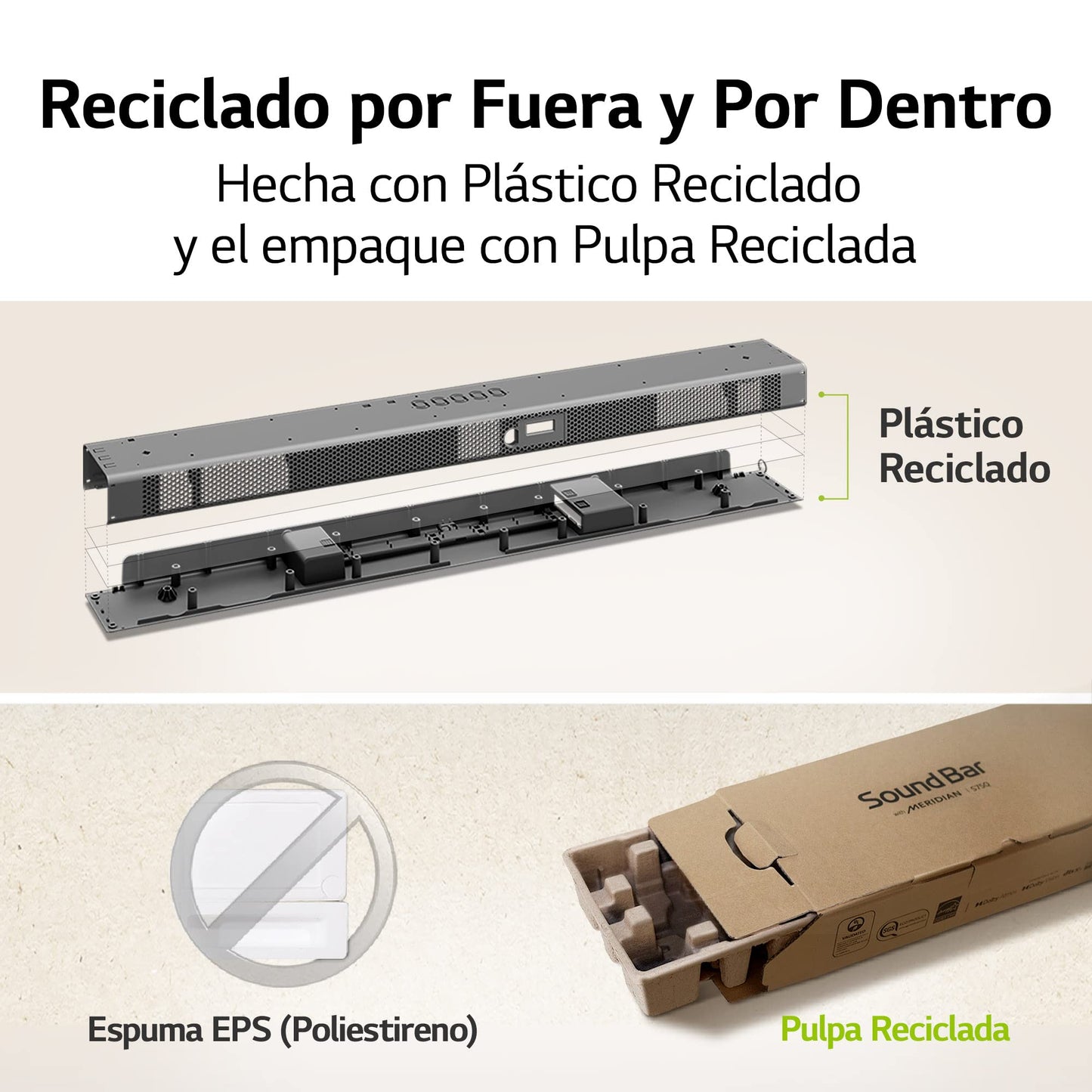 LG Soundbar SH7Q | 5.1ch y 800W de Potencia | AI Sound Pro y Subwoofer Inalámbrico | Wow Interface TV | DTS Virtual:X