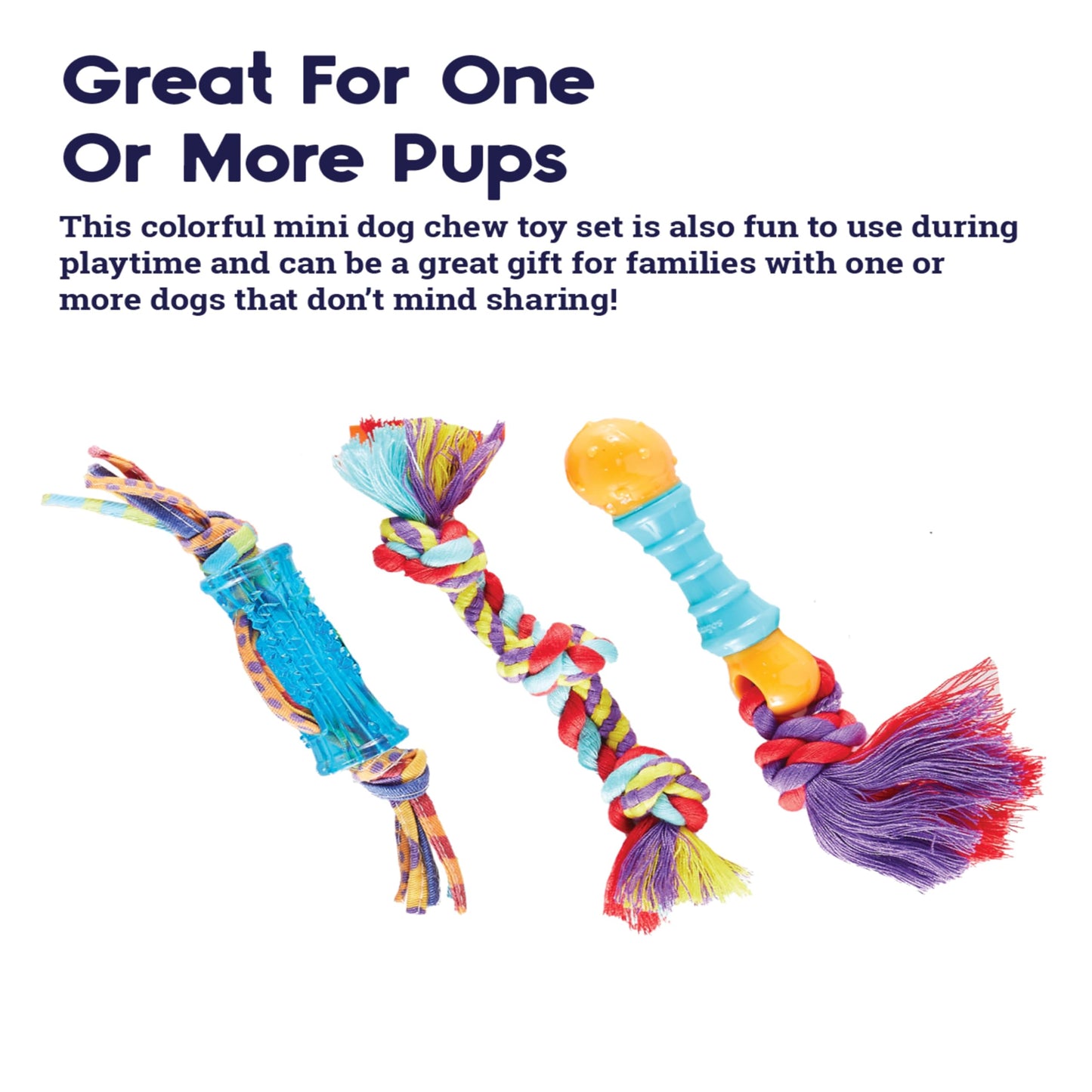 Pack de Juguetes Dentales para Mascotas Petstages Mini