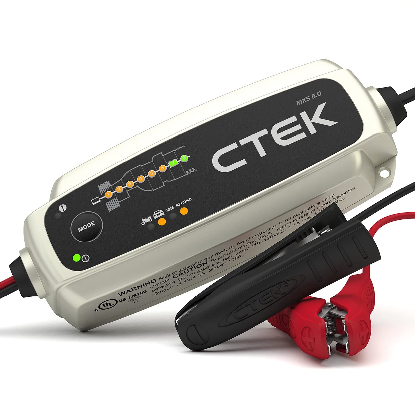 CTEK 40-206 MXS - Cargador de batería (5,0-12 V)