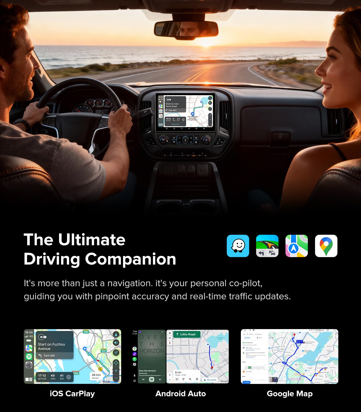 Radio de coche de 11.5 pulgadas para Chevy Silverado Radio GMC Sierra Stereo 2014-2018 con CarPlay inalámbrico y Android Auto/Android 13/5G WiFi/visualización táctil/FM/AM/4GB RAM + 64GB ROM (pulgadas