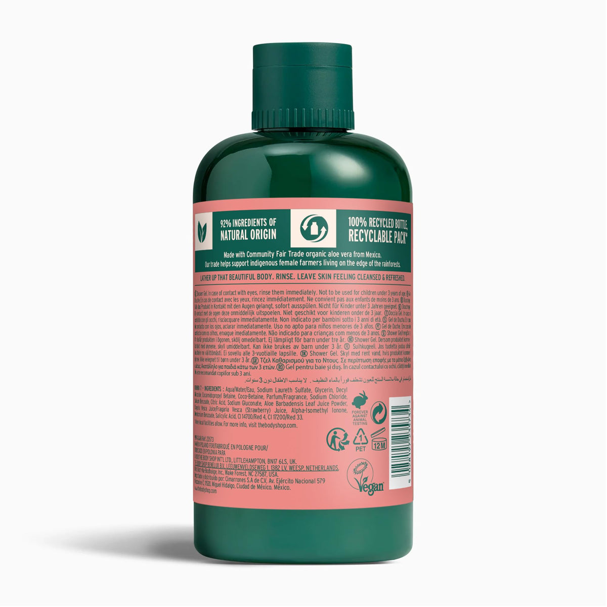 The Body Shop Strawberry Shower Gel, 250ml