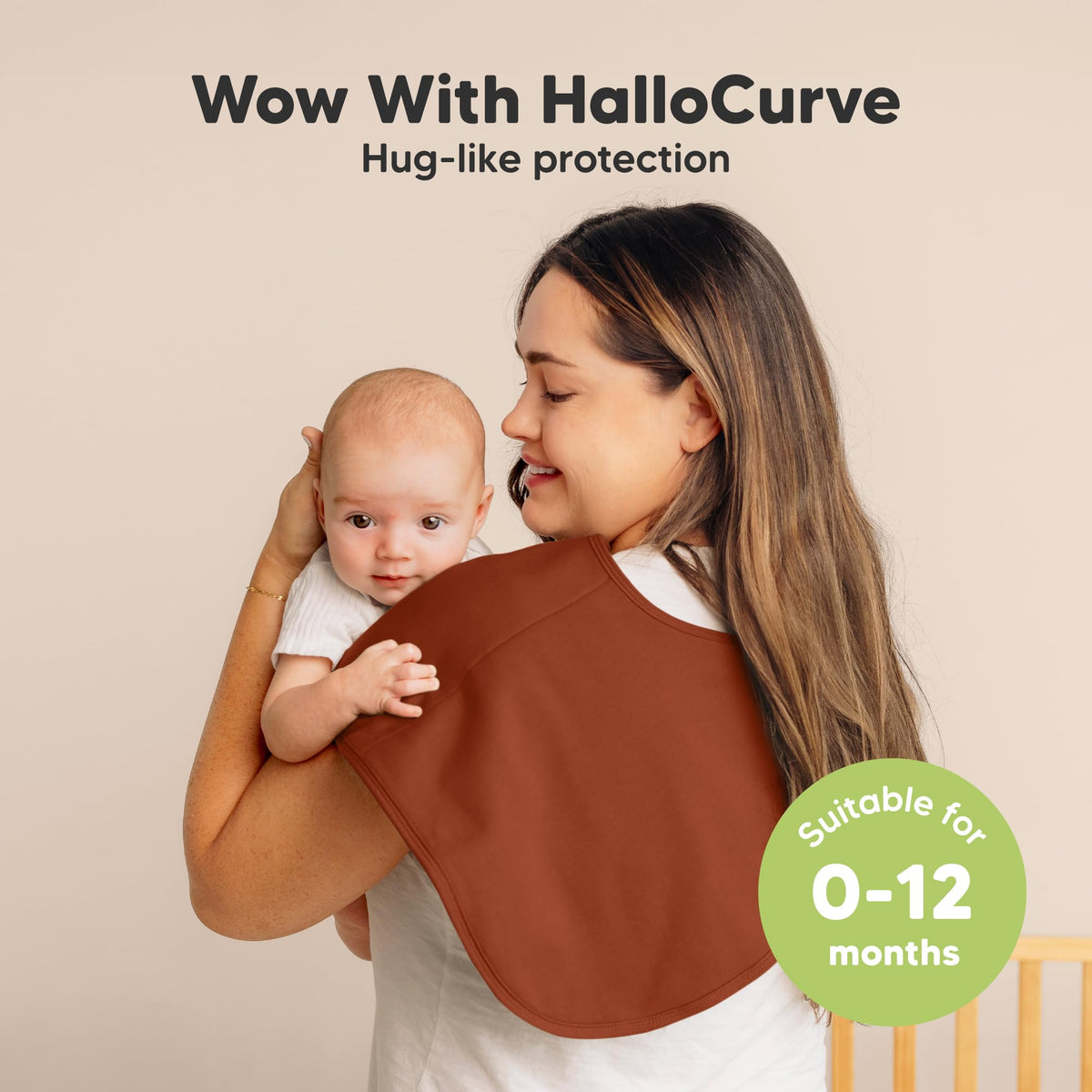 Paquete de 4 paños para eructos Hallo (Sahara)