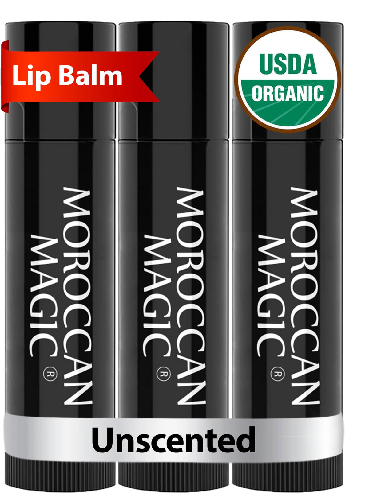 Bálsamo labial orgánico sin perfume marroquí, 3 unidades, hecho con argán prensado en frío natural y aceites esenciales, aplicación suave, no tóxico, libre de crueldad