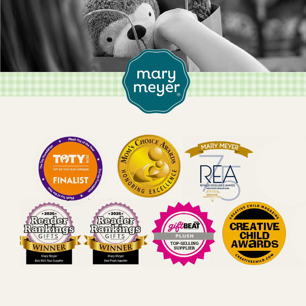 Mary Meyer Putty Obeja Blanca (Cobija Satinada) Plush