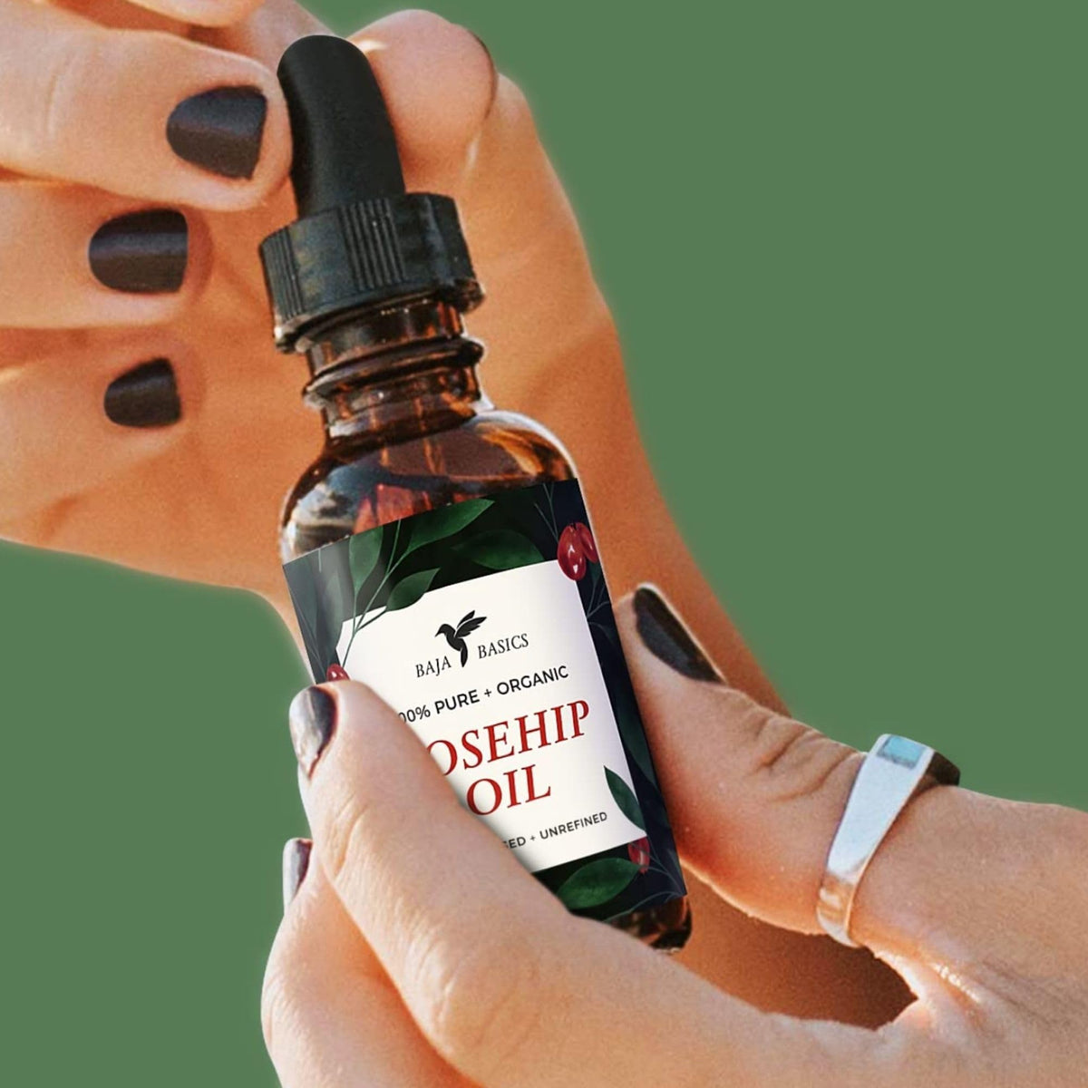 Aceite Rosa Mosqueta Facial 30 ml - Rosehip Seed Oil - Puro, Prensado en Frio, Sin Refinar, Natural, Antienvejecimiento, Hidratante para Piel Seca o Sensible, Rostro, Cuerpo, Cabello y Uñas