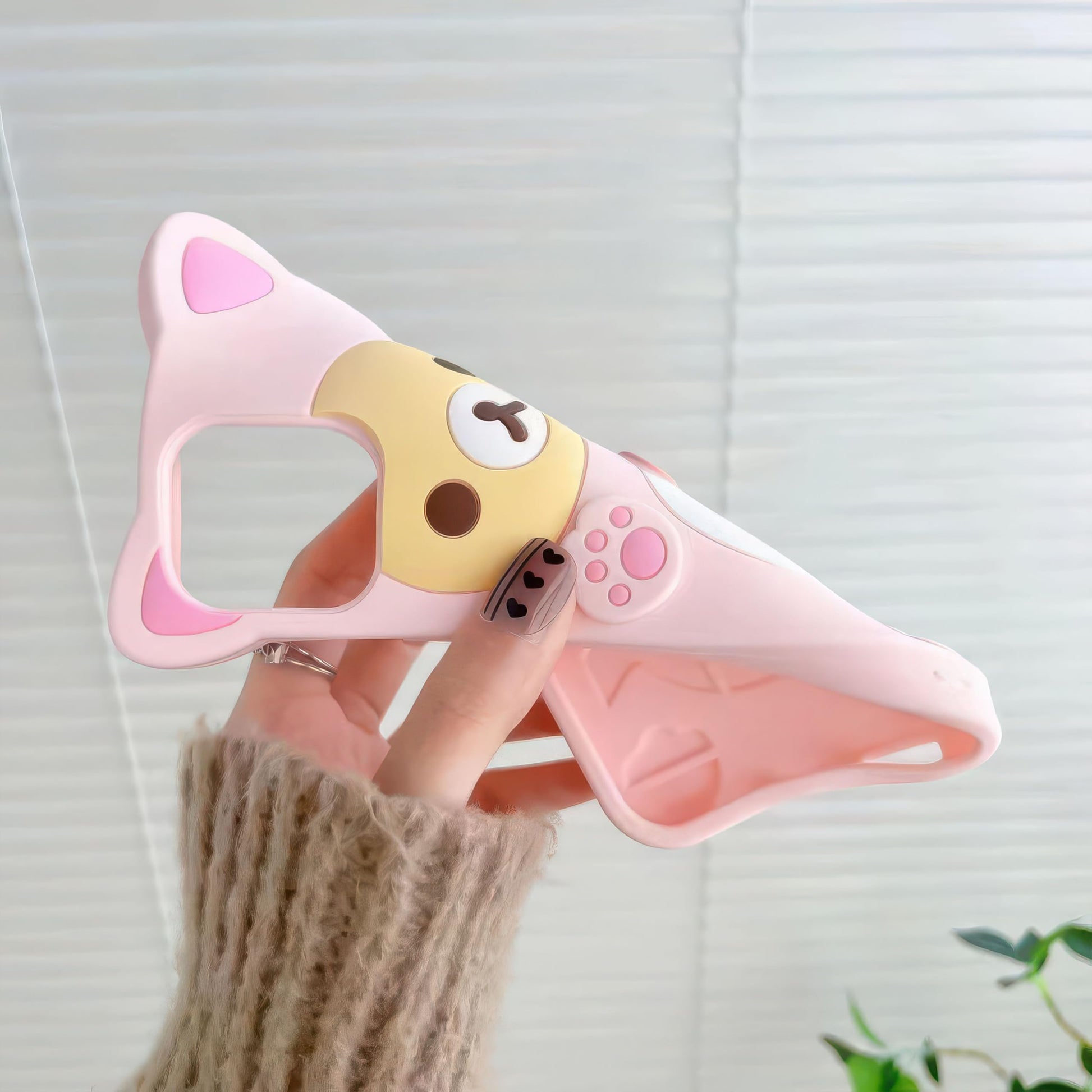 IAIYOXI - Funda 3D con diseño de oso de dibujos animados para iPhone SE 2022, de moda y elegante, divertido diseño de oso rosa, funda protectora de TPU suave, funda de silicona Kawaii para mujeres,