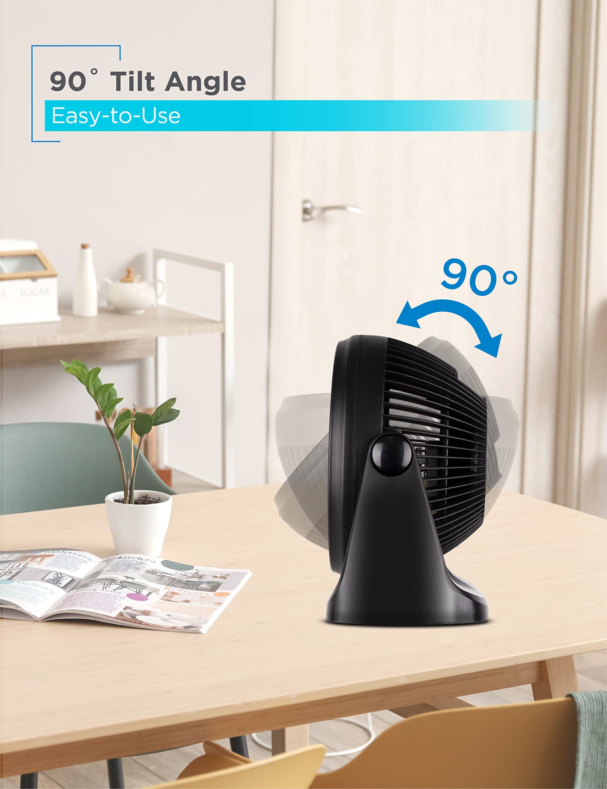 BLACK+DECKER Ventilador turbo de 7 pulgadas