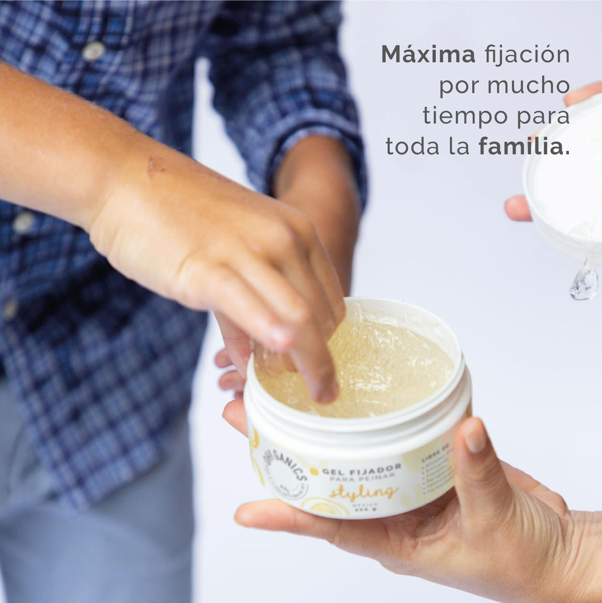 OH! GANICS Gel Fijador para Peinar a tu Bebé 200 gr