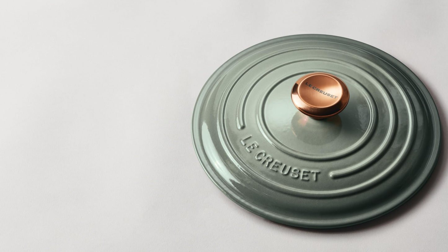 LE CREUSET 94036570000001 SIG - perilla para tapa (cobre, 5,7 cm, hierro fundido)