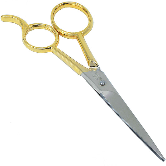 Camila Solingen CS07 5" Gold Plated Professional Barber Shears