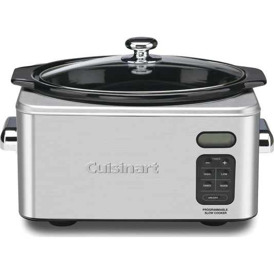 Cuisinart PSC-650 Olla de Cocimiento Lento, Programable, de Acero Inoxidable, 6.15 L