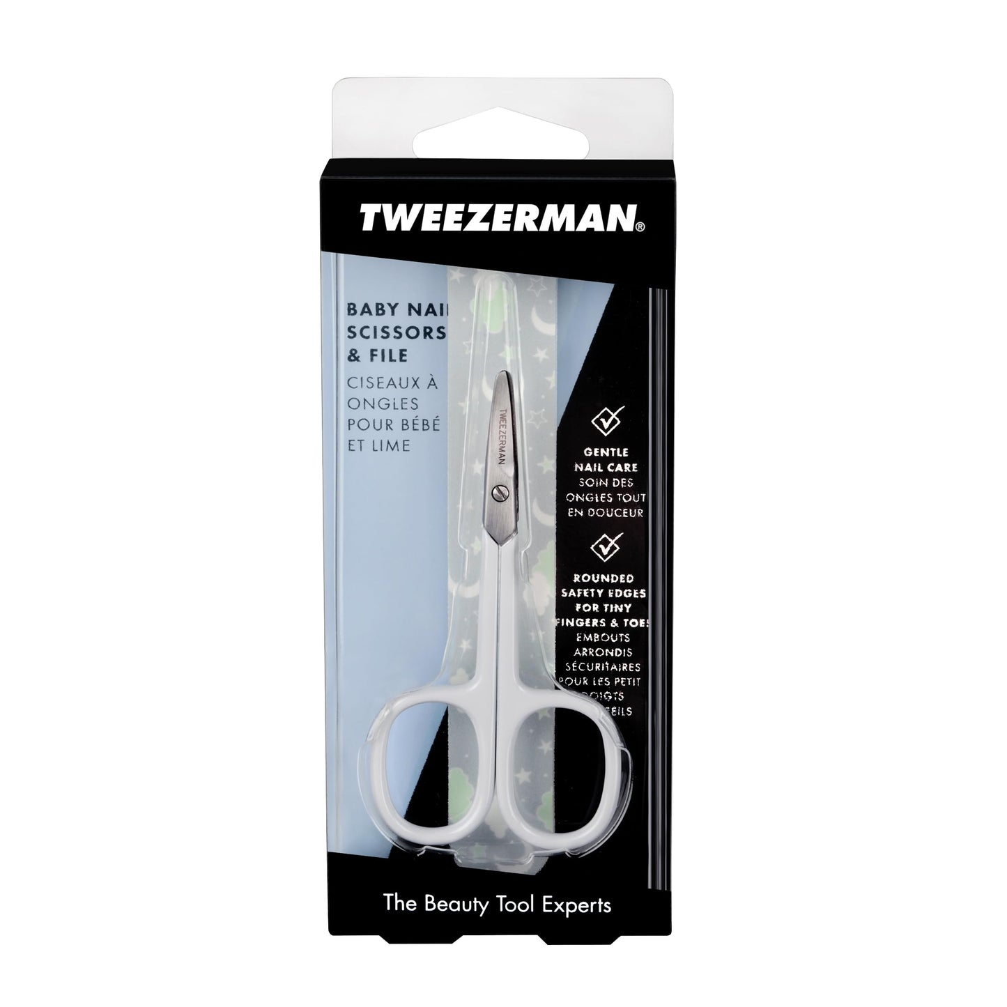 Tijeras para Uñas de Bebé Tweezerman con Lima de Osito (Surtidas)