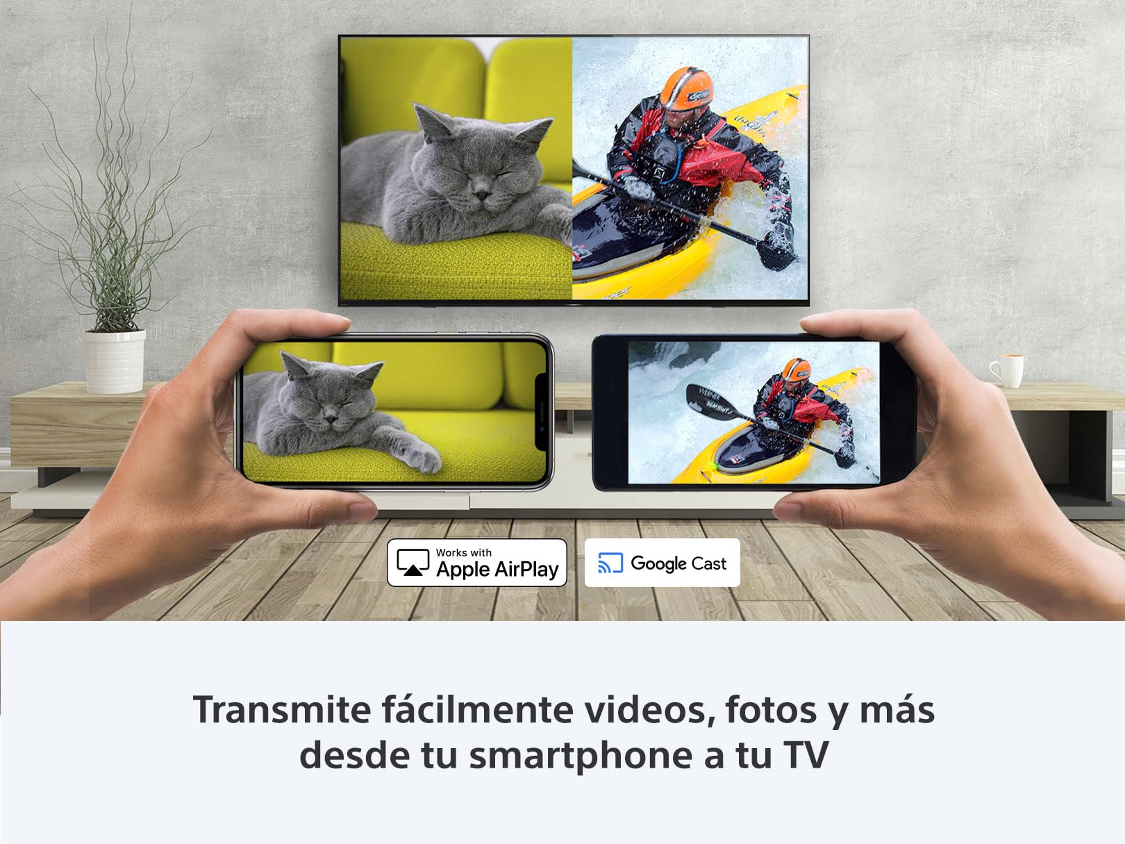 Pantalla LED 65” Sony BRAVIA 4K HDR Google TV 2025