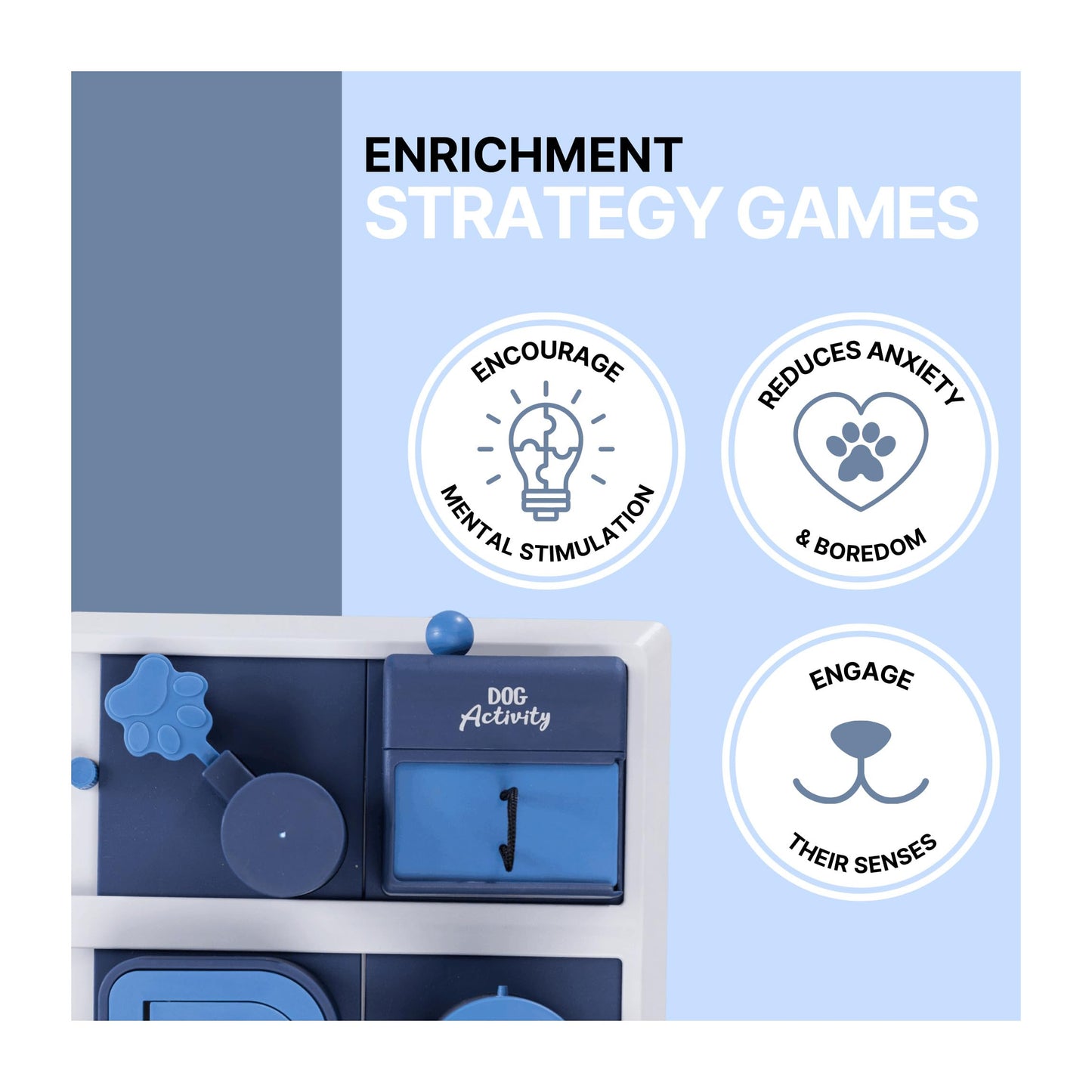 Juego de Estrategia Poker Box 2 Trixie para Perro