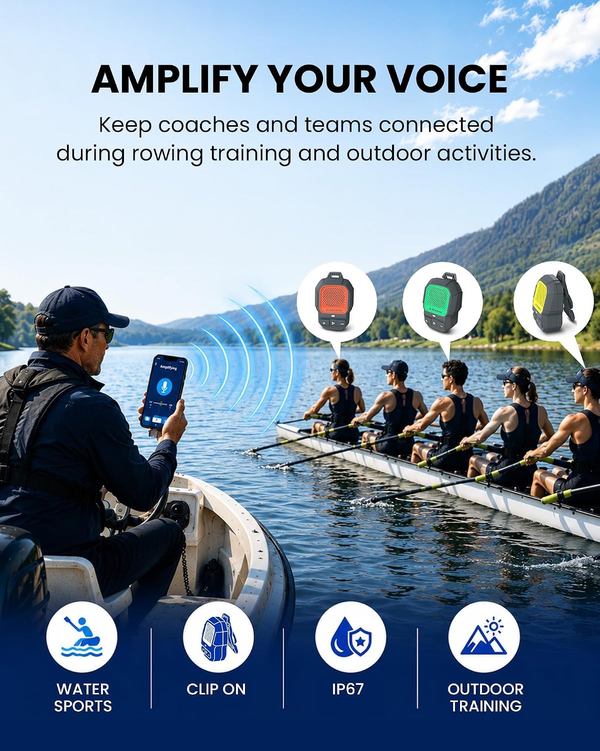 Altavoces Avantree HomeBuddy Trio con Clip Auracast para Grupos