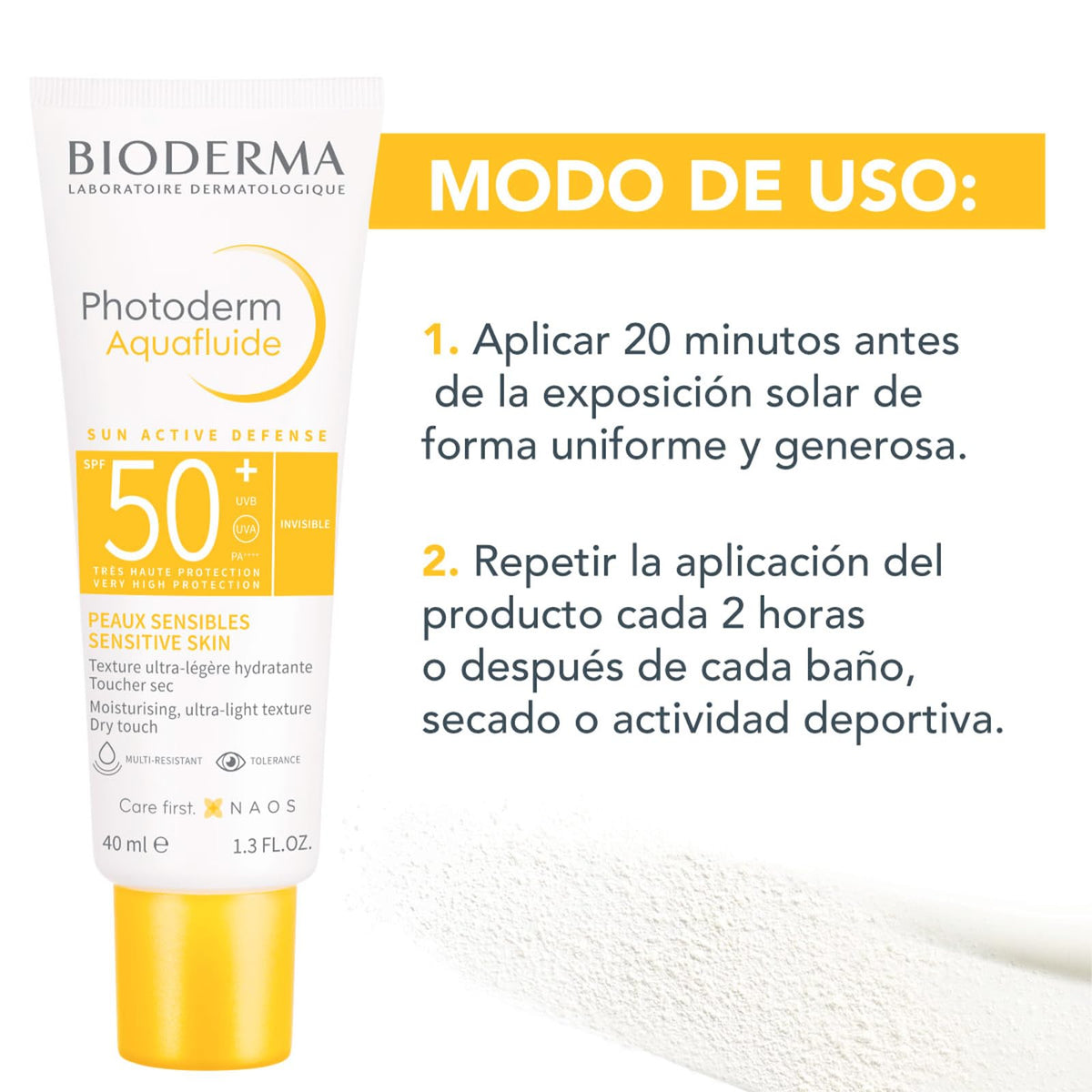 Protector Solar Bioderma Tono Neutro con Humectación y Matificación FPS50+
