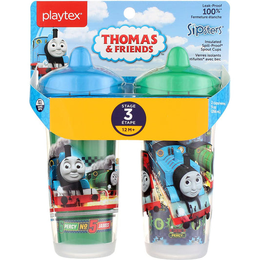 Vasos para Infantes Playtex Sipsters Etapa 3 Thomas the Train 2 Unidades Varios Colores