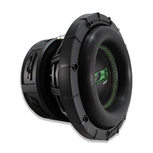 Deaf Bonce SA2508-D1 - Subwoofer de graves dual de 1 ohmio, 800 W RMS, Negro - para coche, Diseño compacto
