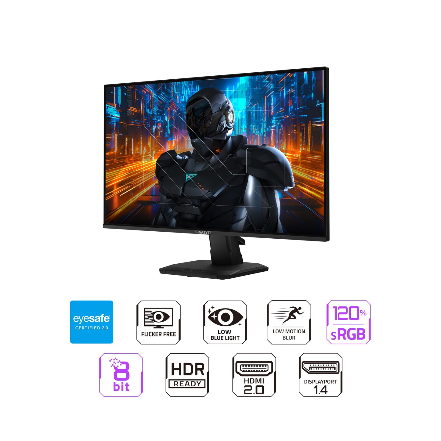 GIGABYTE Monitor Gamer GS25F2 LED 24.5", 1920x1080 Full HD, 200Hz, HDMI/DisplayPort, Bocinas Integradas, Negro