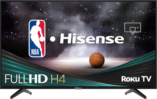 Hisense Smart TV de 40" Pulgadas Clase 1080p Full HD LED Roku Bisel Delgado Modo de Juego Motion Rate 120 Funciona con Asistente de Google y Alexa - 40H4030F4
