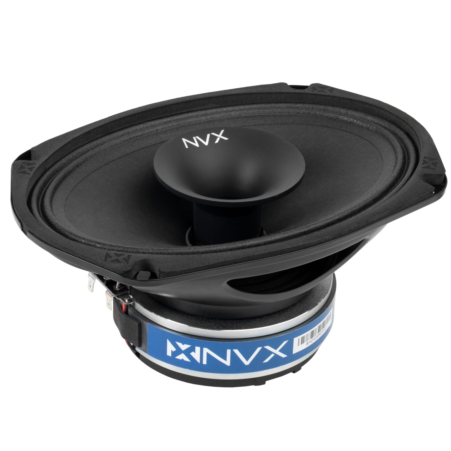 NVX® VPRO69H - Altavoz premium de 6 x 9 pulgadas, 400 W máximo, 200 W RMS, 4 ohmios, bobina de voz de 1.5 pulgadas, audio profesional coaxial con altavoz de agudos de bocina, fácil de instalar en