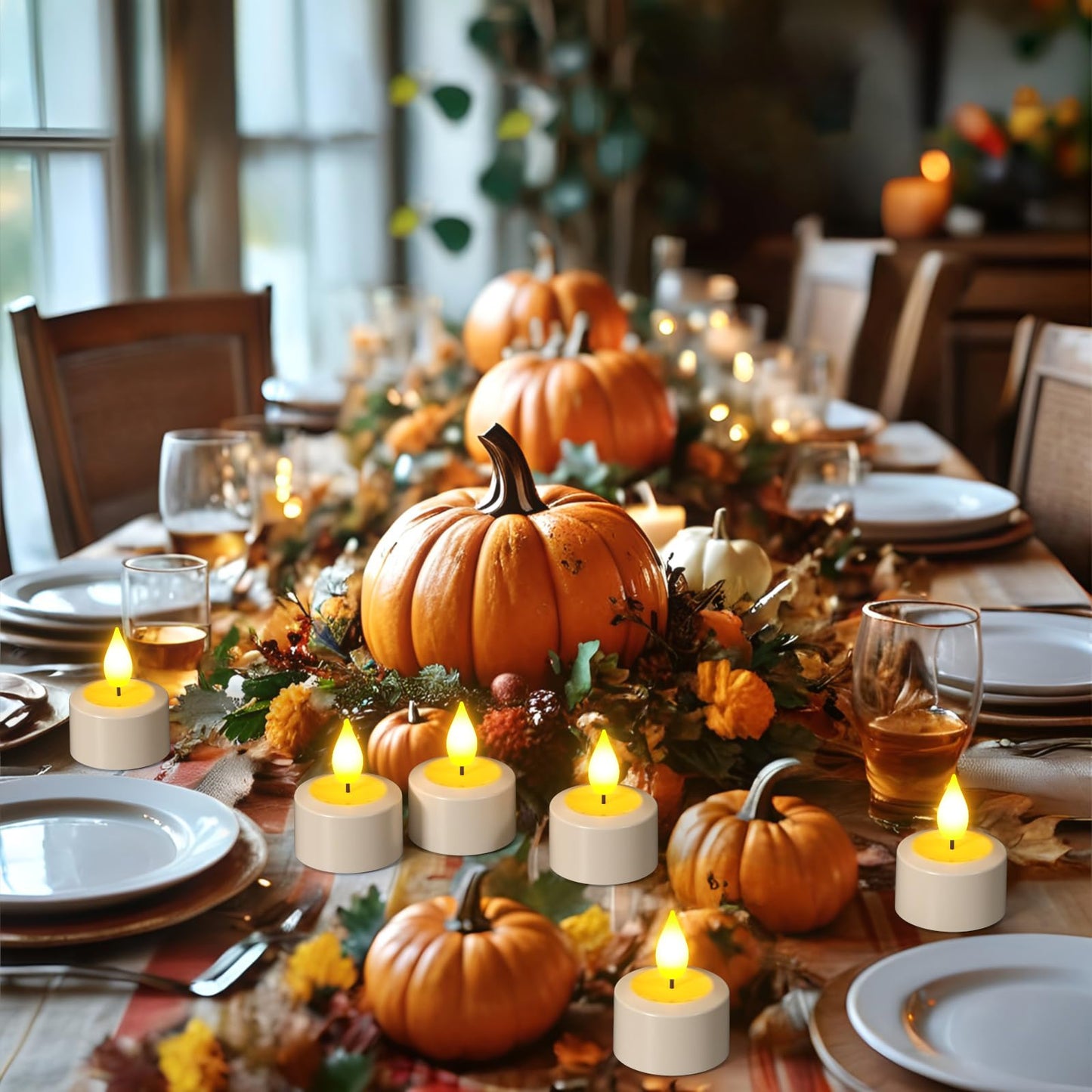 Velas Recargables Yme Blancas con Control Remoto para Decoración del Hogar