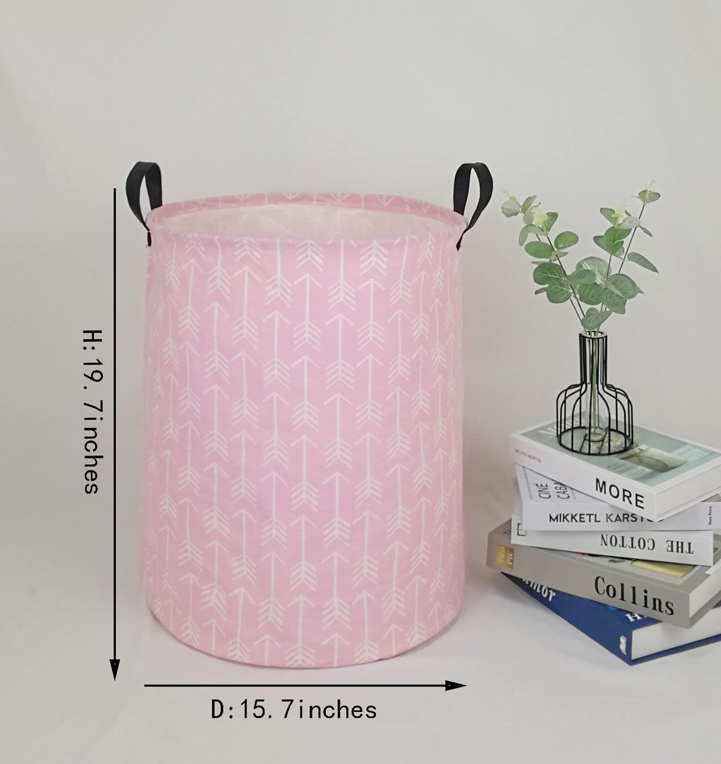 DUYIY - Cesta de lavandería para niños, cesta de almacenamiento para lavandería, cesta de almacenamiento para ropa, guardería, cesta de regalo con asas (flecha)