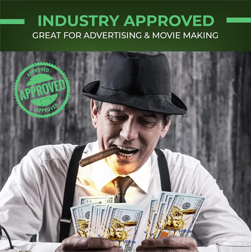 BOOSTEDBLUE 100 Million Dollars Bill | 100 Novelty One Million Dollar Feel, Favorit Choice for Schools| Industry Approved