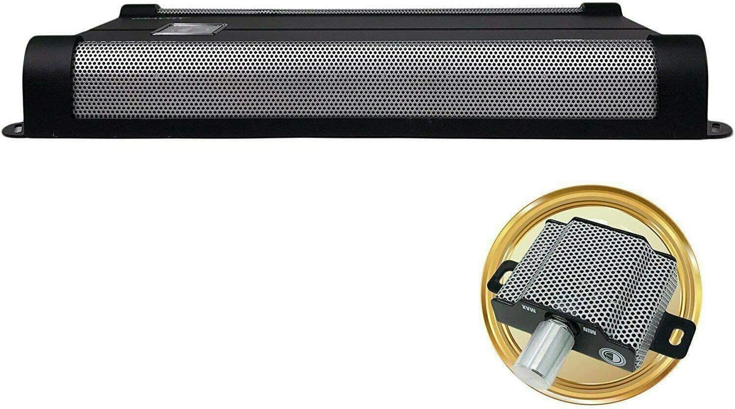 Gravity Audio Amplificadores de Coche WZ6000.1D Warzone 6000 W Clase D Amp 1/2/4 Ohm Estable con subcontrol Remoto