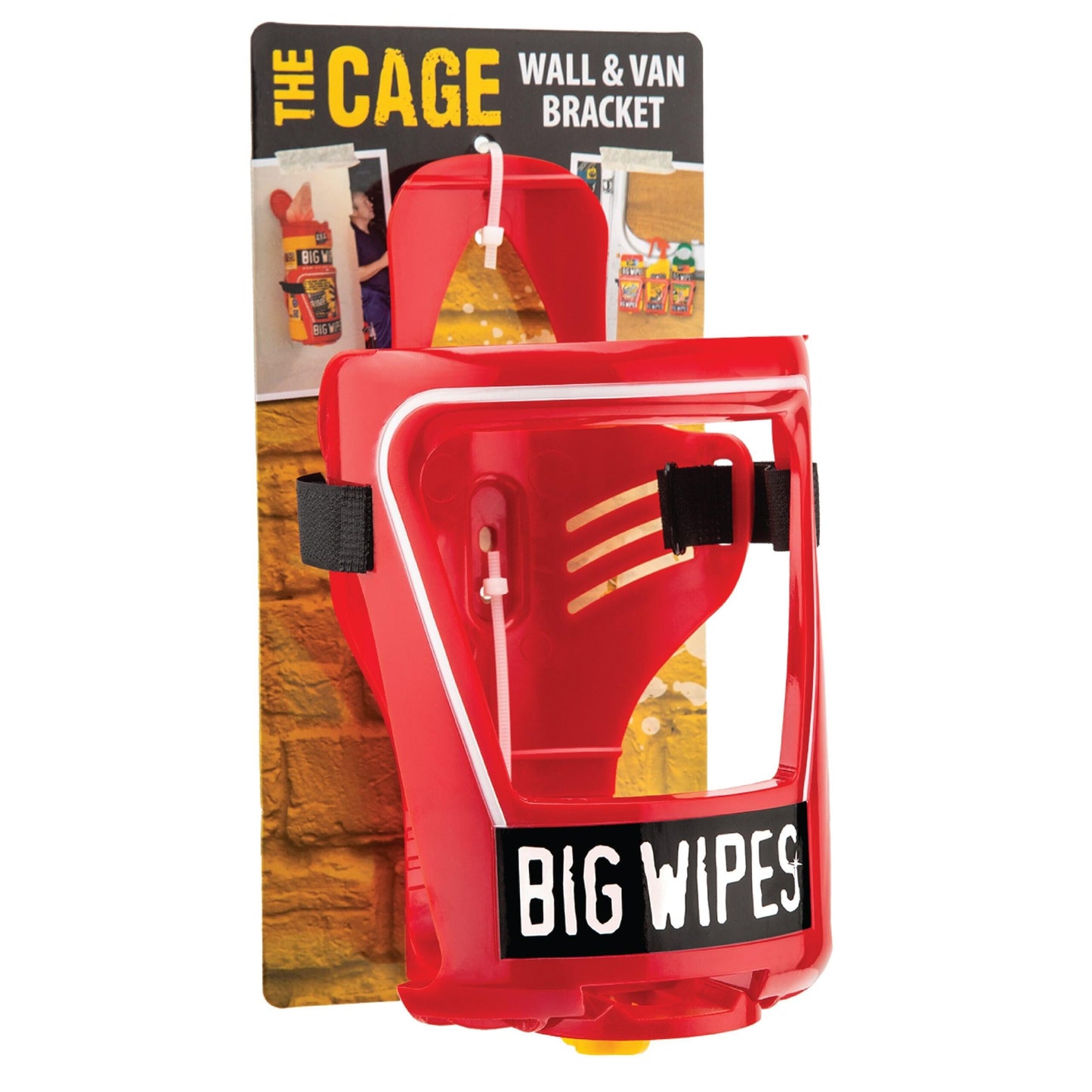 BIG WIPES The CAGE - Soporte de pared y furgoneta 2421-0000