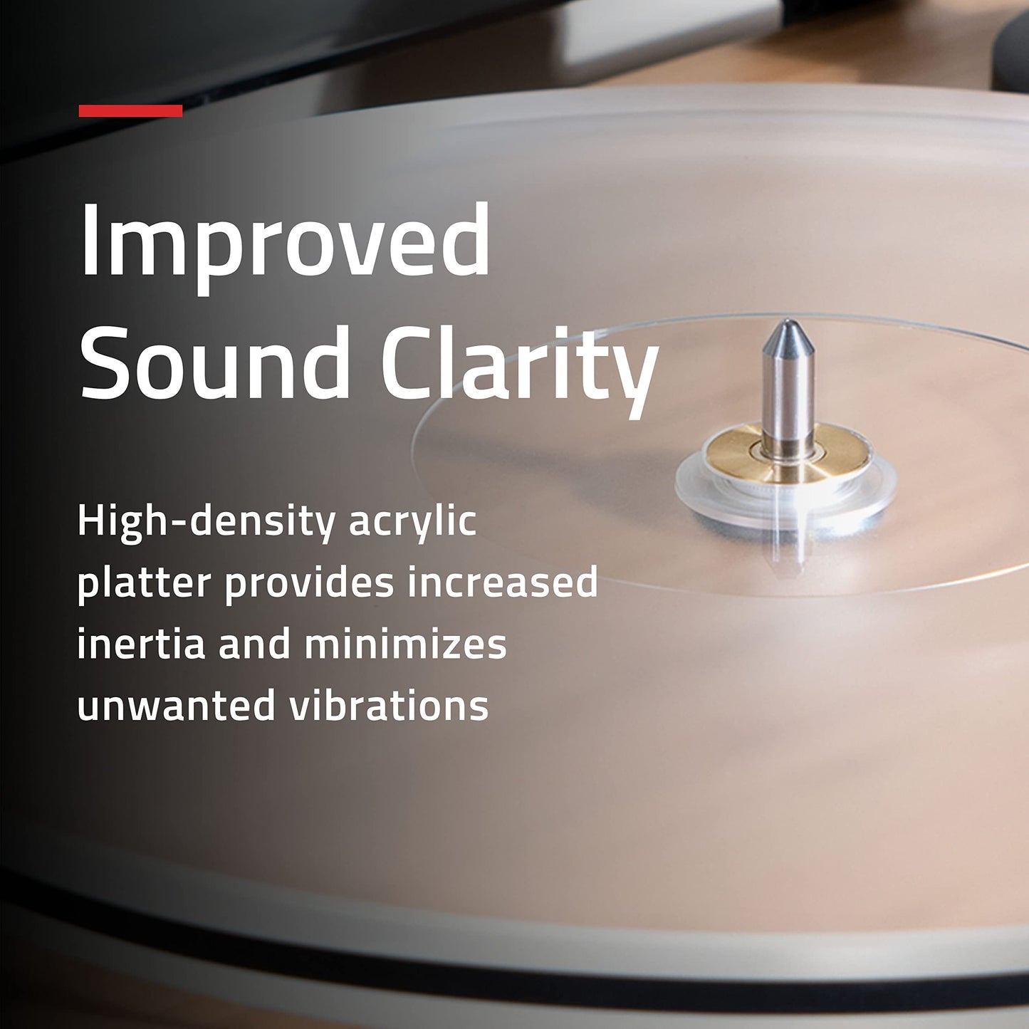 Fluance RT85N Tocadiscos de Vinilo de Referencia de Alta Fidelidad Reproductor de Discos con Cartucho Nagaoka MP-110, Plato Acrílico, Motor de Control de Velocidad, Plinto de Madera MDF de Alta Masa